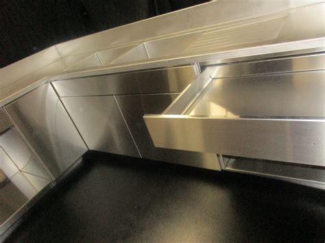 custom stainless steel cabinets